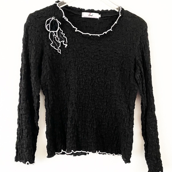 Rossi Roma 2 piece skirt and top set in black Sz M - Picture 9 of 11